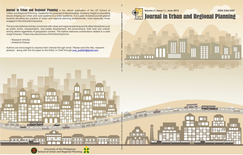 Journal in Urban and Regional Planning